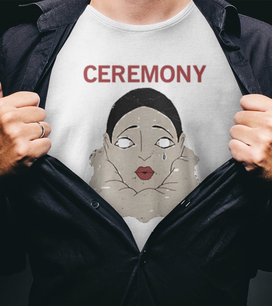 CEREMONY A Single Tear Face With Tearful Expression T-Shirt