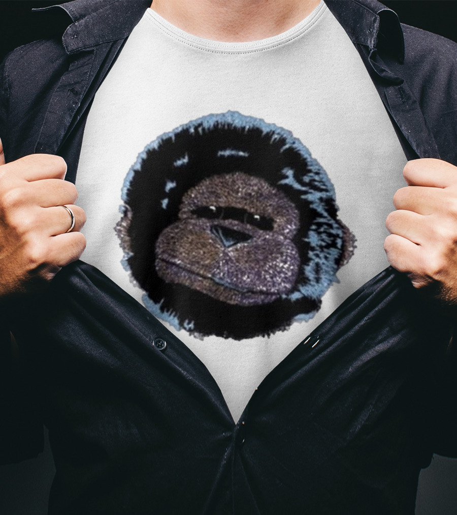 Christmas Dinosaur Jr Gorilla Head T-Shirt