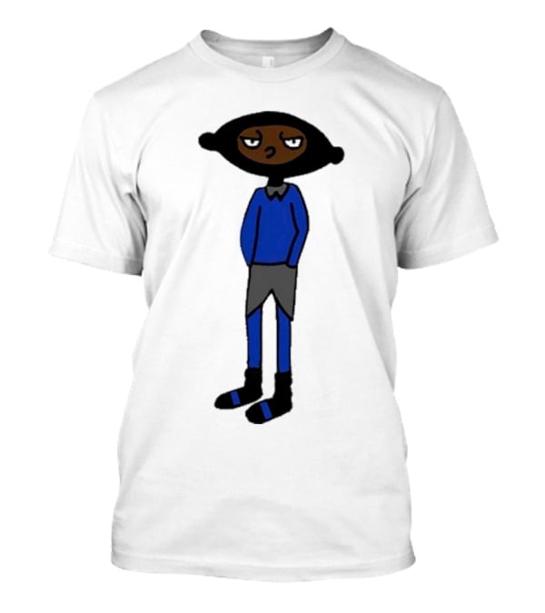 Yuno Miles Stay Calm Blue Outfit Cartoon Character T-Shirt