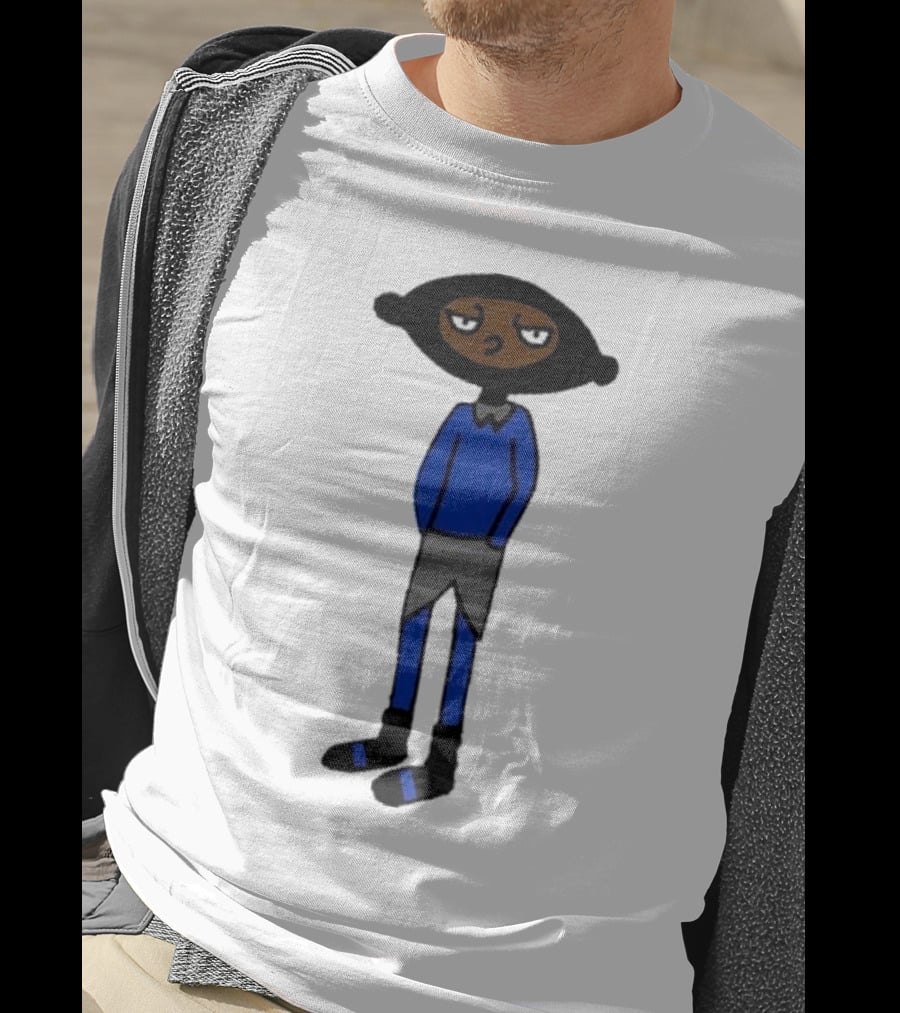 Yuno Miles Stay Calm Blue Outfit Cartoon Character T-Shirt
