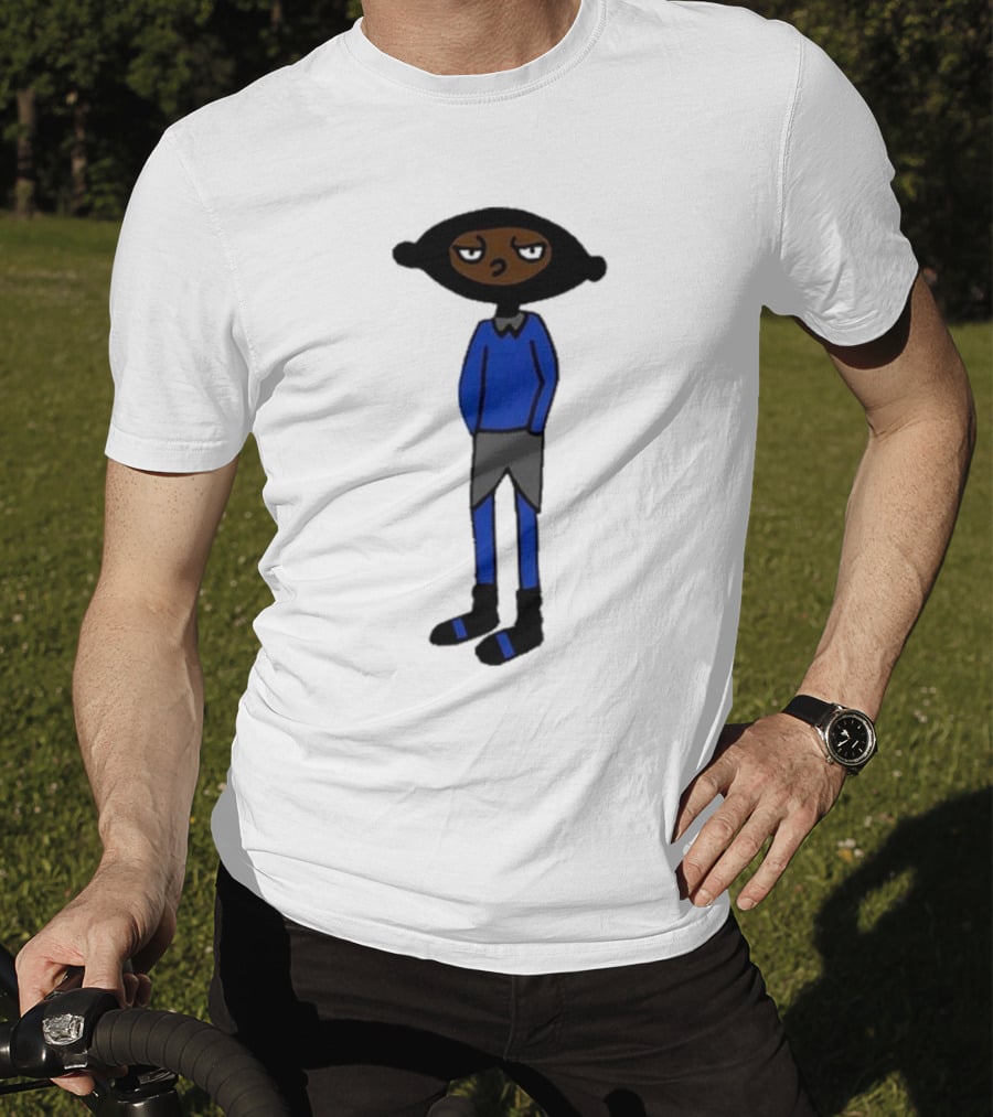 Yuno Miles Stay Calm Blue Outfit Cartoon Character T-Shirt