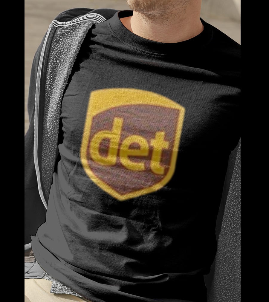 Amon-Ra Wearing Det Saint Brown Football T-Shirt