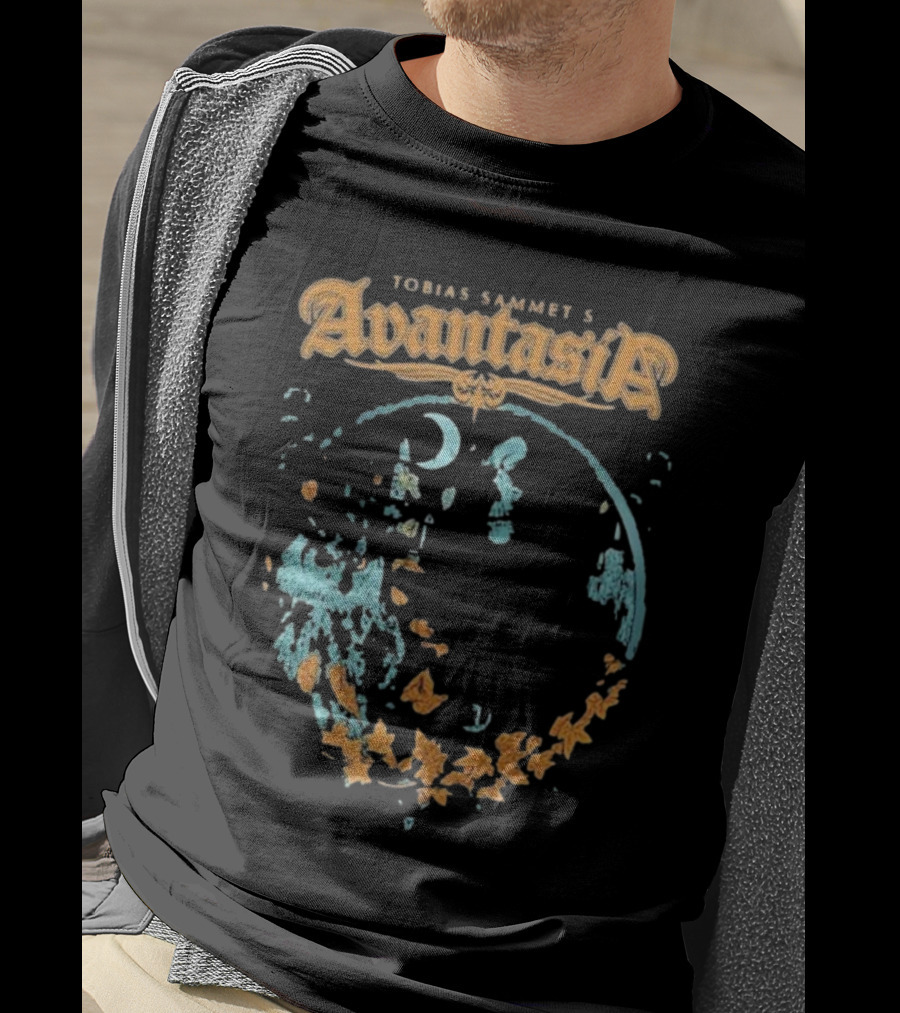 Tobias Sammet's Avantasia Owl Moon Leaves T-Shirt