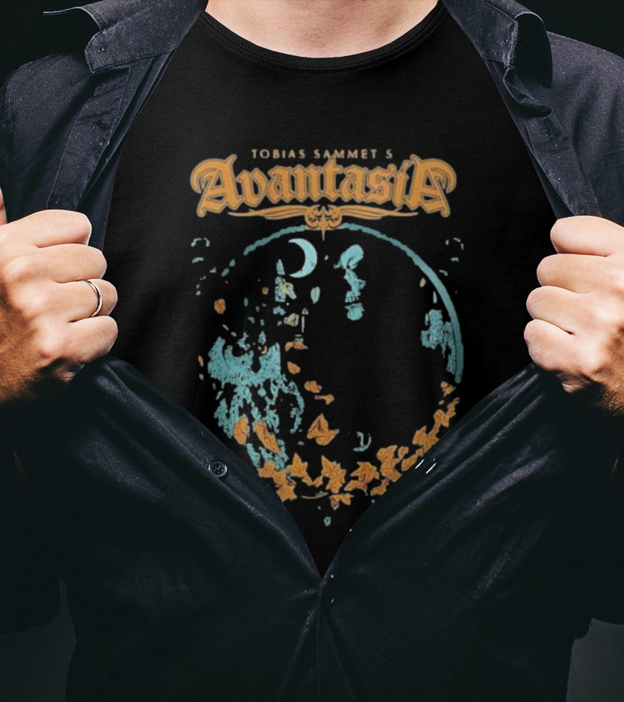 Tobias Sammet's Avantasia Owl Moon Leaves T-Shirt
