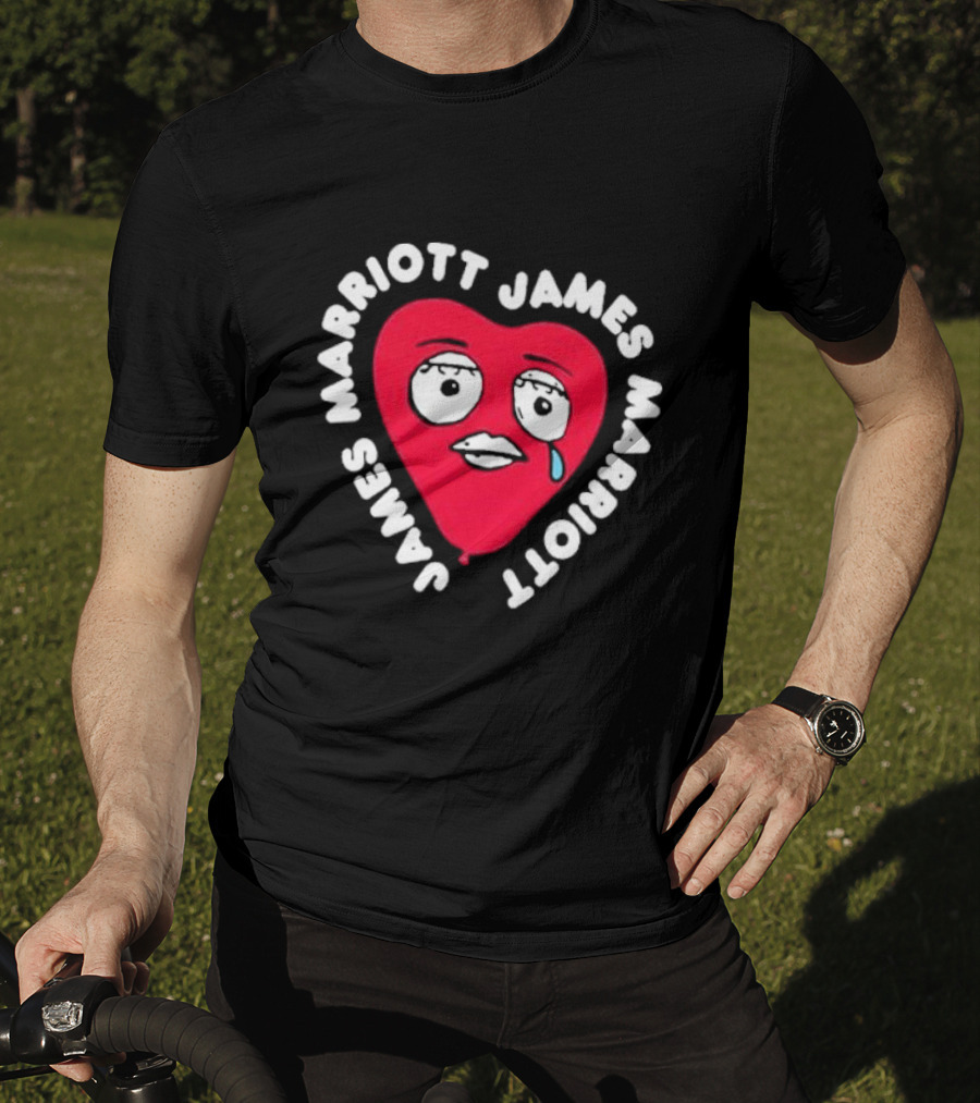 James Marriott Heart Face Are We There Yet T-Shirt