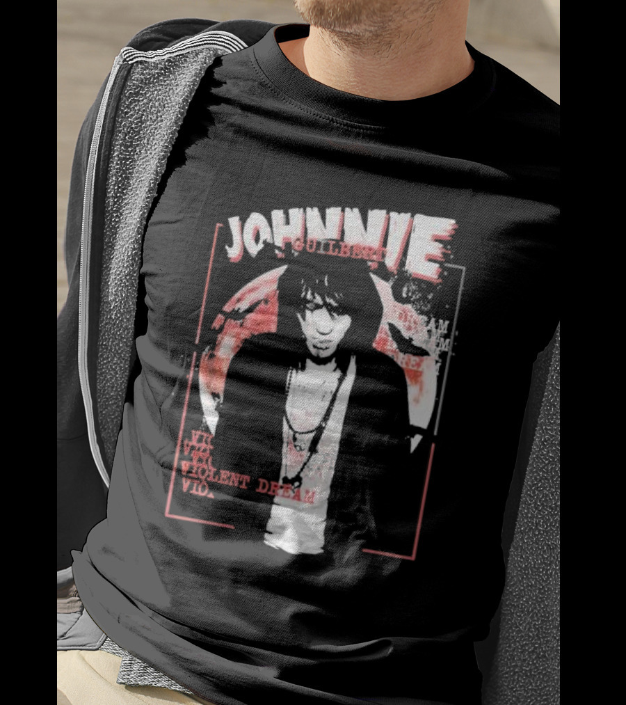 Johnnie Guilbert Moon Background Violent Dream T-Shirt
