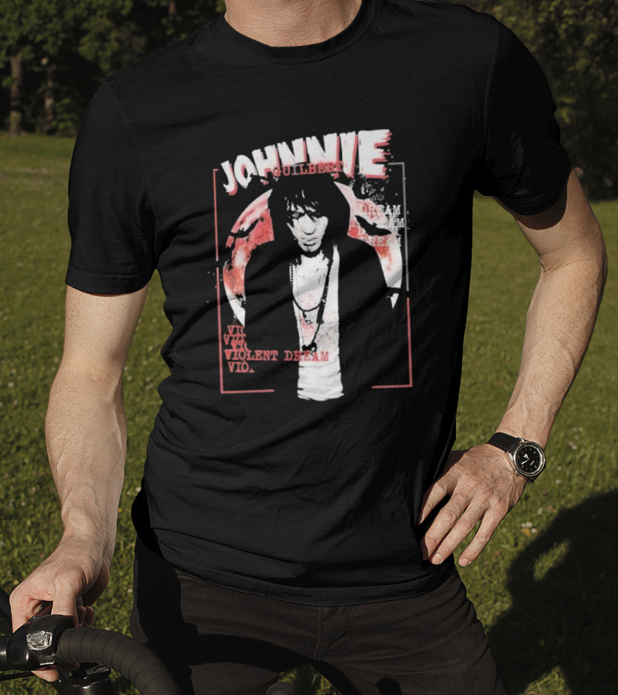 Johnnie Guilbert Moon Background Violent Dream T-Shirt