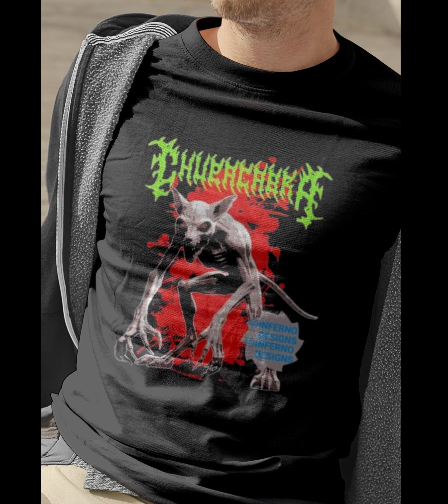 Chupacabra Cryptid Metalcore Inferno T-Shirt