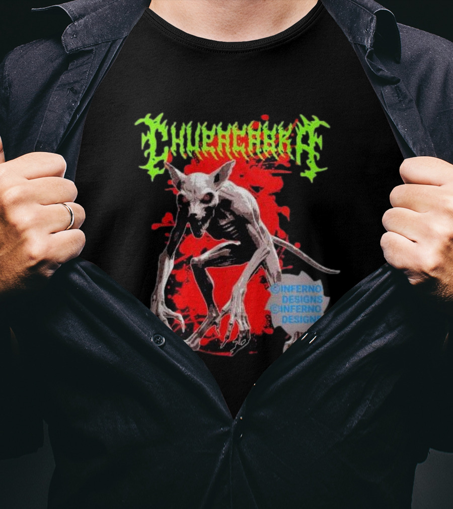 Chupacabra Cryptid Metalcore Inferno T-Shirt
