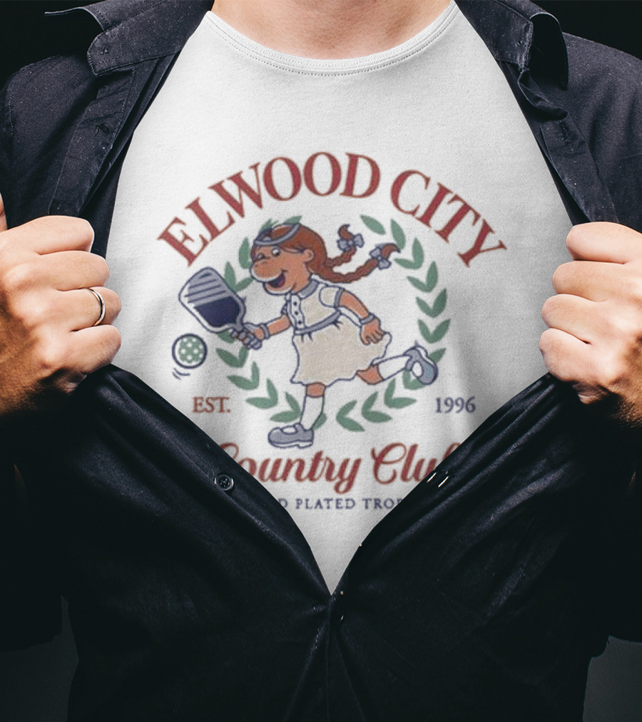 ELWOOD CITY COUNTRY CLUB EST. 1996 21 GOLD PLATED TROPHIES T-Shirt