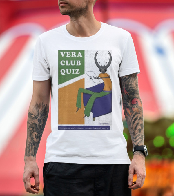 Premium T-Shirt: Vera Club Quiz Groningen Netherlands December 19 2024 Oosterstraat 44 Vera-Groningen.nl Seawut T-Shirt Vera Club Quiz Groningen Netherlands December 19 2024 Oosterstraat 44 Vera-Groningen.nl Seawut T-Shirt