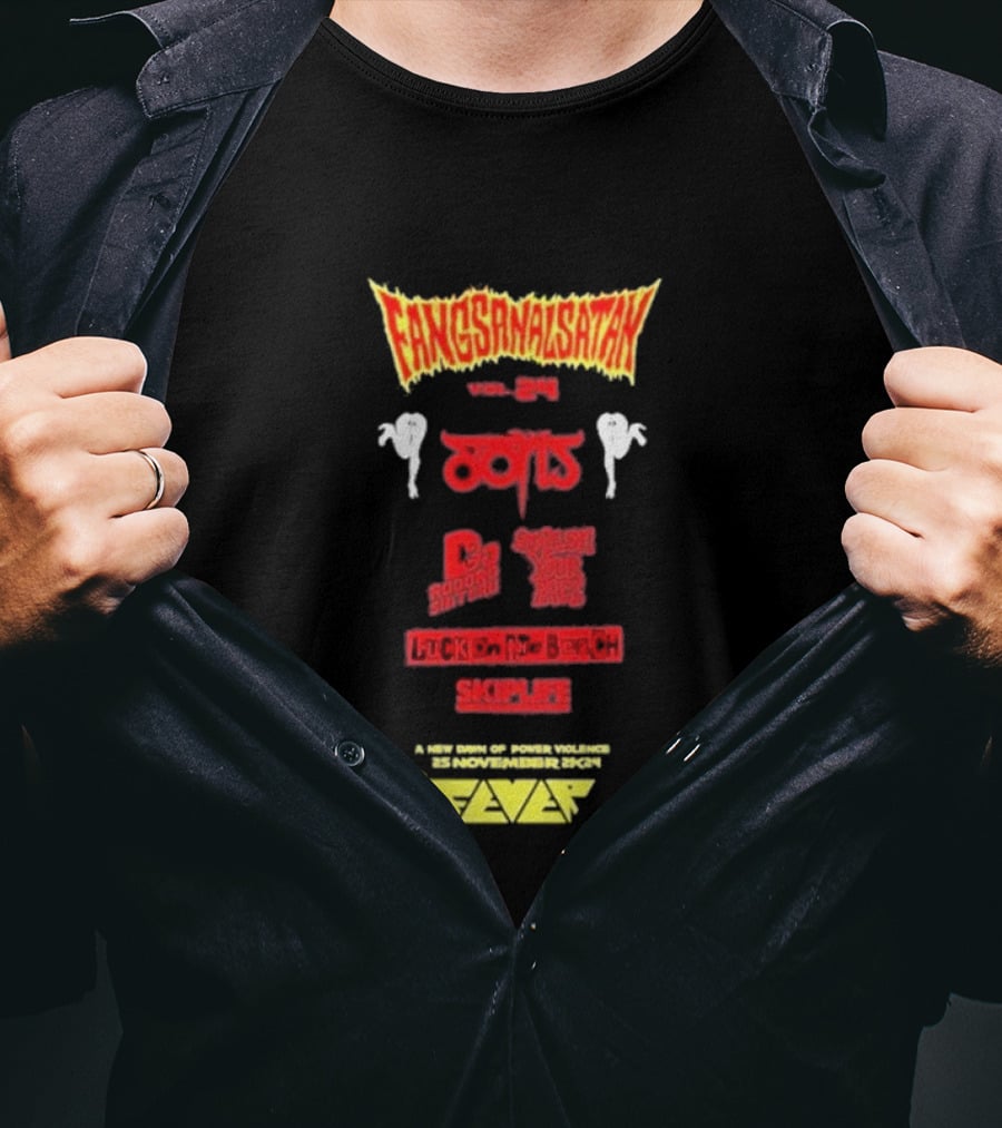 Fangsanalsatan Vol 24 Boris Heavy Rock Doooo DJ Scotch Egg Skiplife Fever November Riot T-Shirt