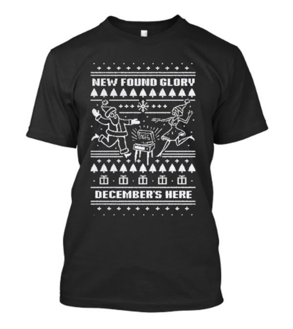 New Found Glory December's Here Holiday Ugly Christmas T-Shirt