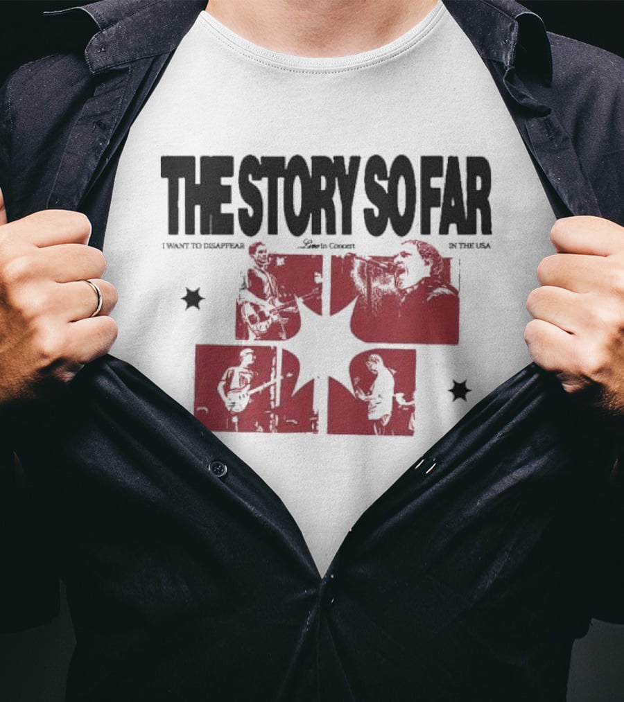 The Story So Far Live In Concert I Want To Disappear In The USA Tour T-Shirt