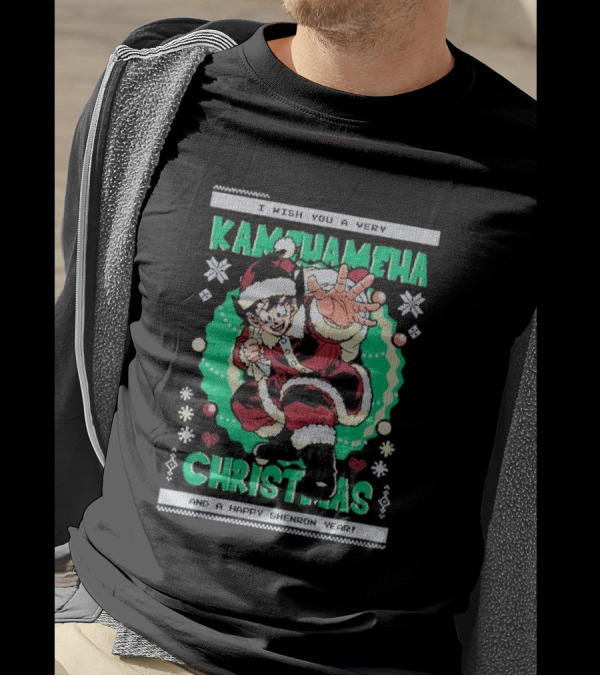 I Wish You A Very Kamehameha Christmas And A Happy Shenron Year T-Shirt