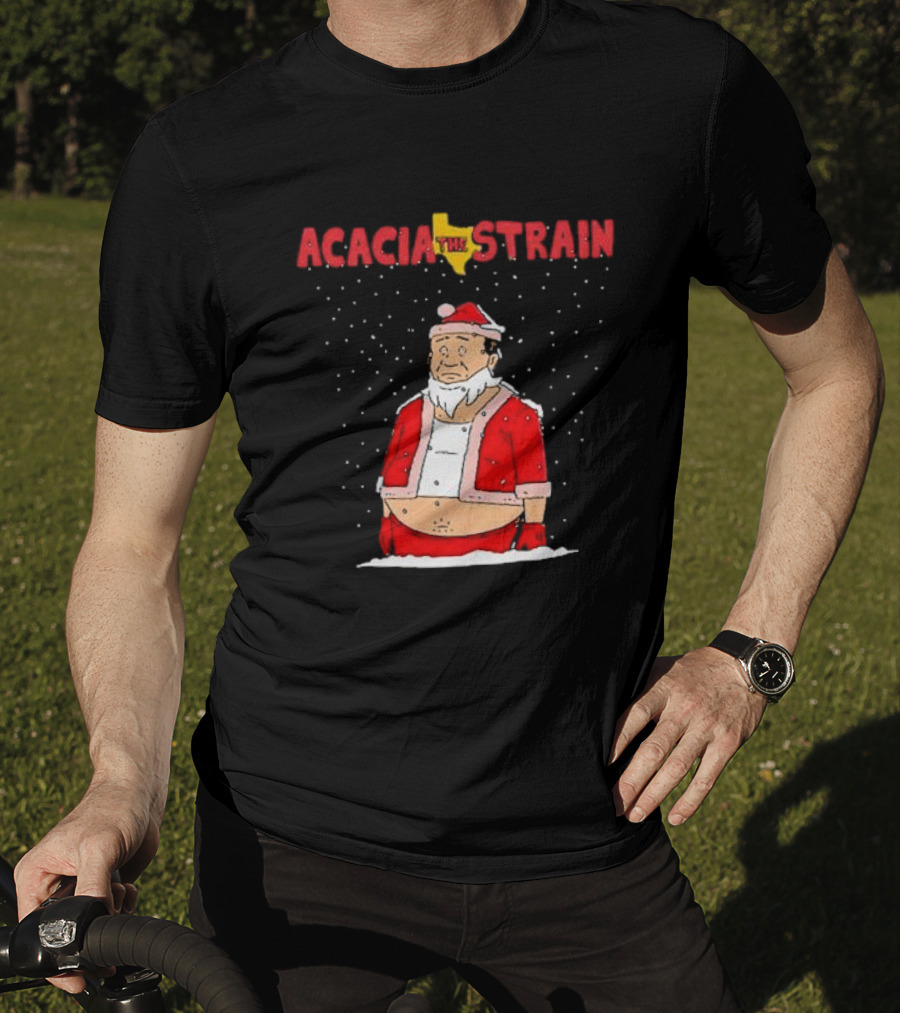 Acacia The Strain Texas Santa Snowstorm T-Shirt
