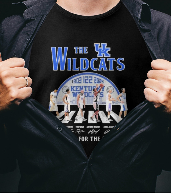 The Kentucky Wildcats 1903-2025 Thank You For The Memories Anthony Davis Signature Rondo Mashburn T-Shirt