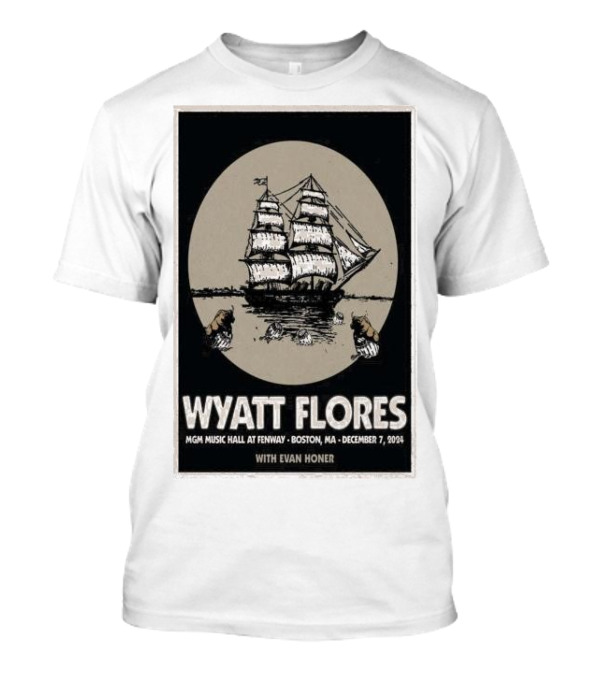 Wyatt Flores With Evan Honer At MGM Music Hall Fenway Boston MA December 7 T-Shirt