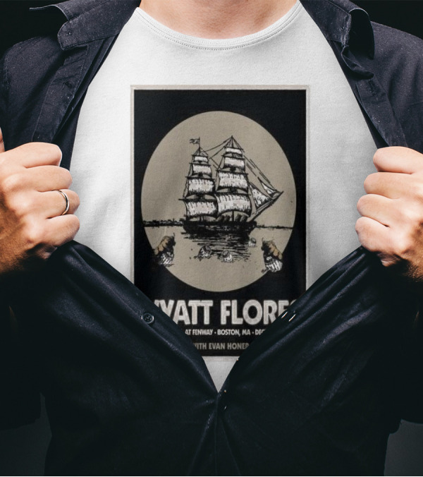 Wyatt Flores With Evan Honer At MGM Music Hall Fenway Boston MA December 7 T-Shirt