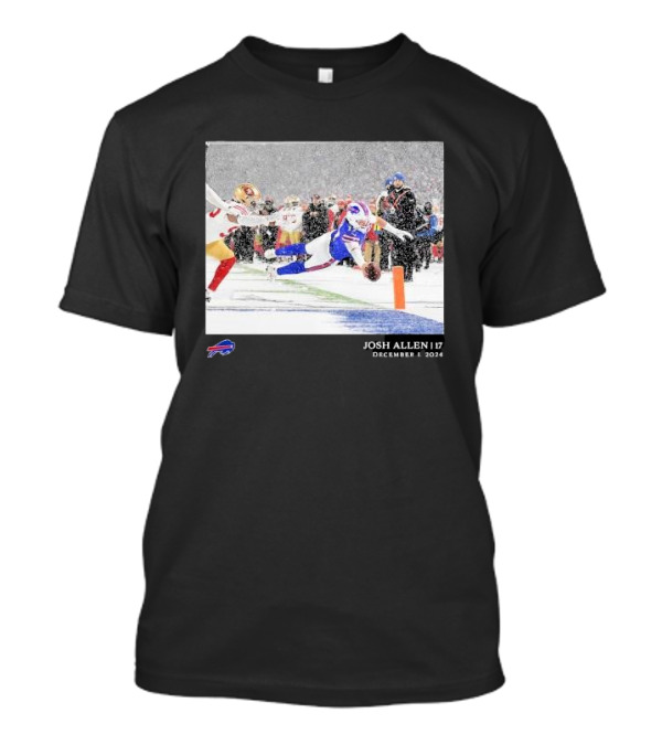 Josh Allen Buffalo Bills December 1 2024 NFL Week 13 T-Shirt