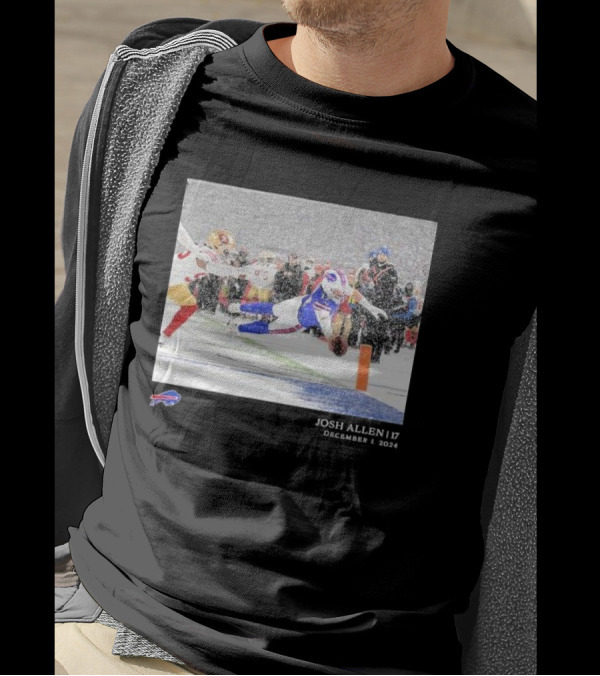 Josh Allen Buffalo Bills December 1 2024 NFL Week 13 T-Shirt