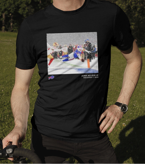 Josh Allen Buffalo Bills December 1 2024 NFL Week 13 T-Shirt