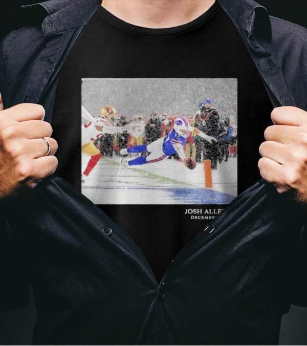 Josh Allen Buffalo Bills December 1 2024 NFL Week 13 T-Shirt