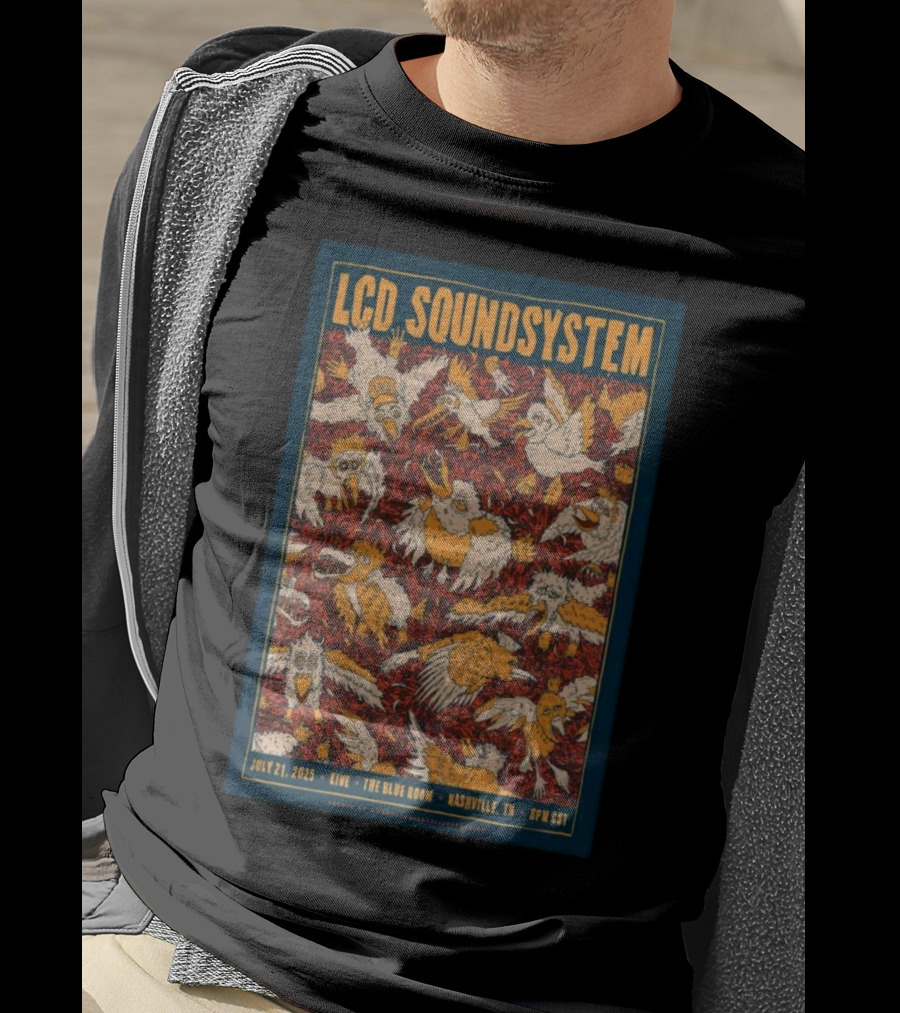 LCD Soundsystem Live At The Blue Room Nashville July 21 2025 T-Shirt
