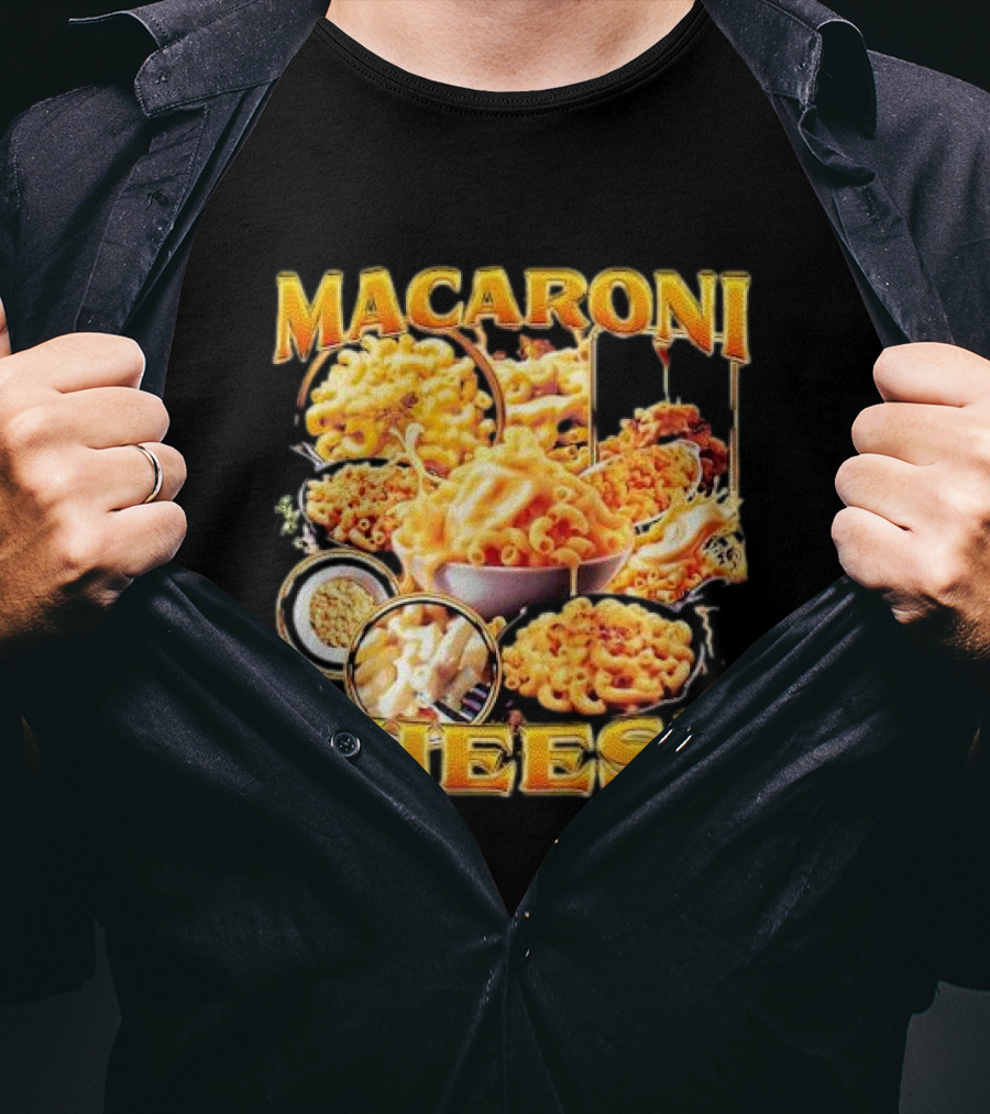 Macaroni Cheese Delicious Varieties IN Vibrant T-Shirt