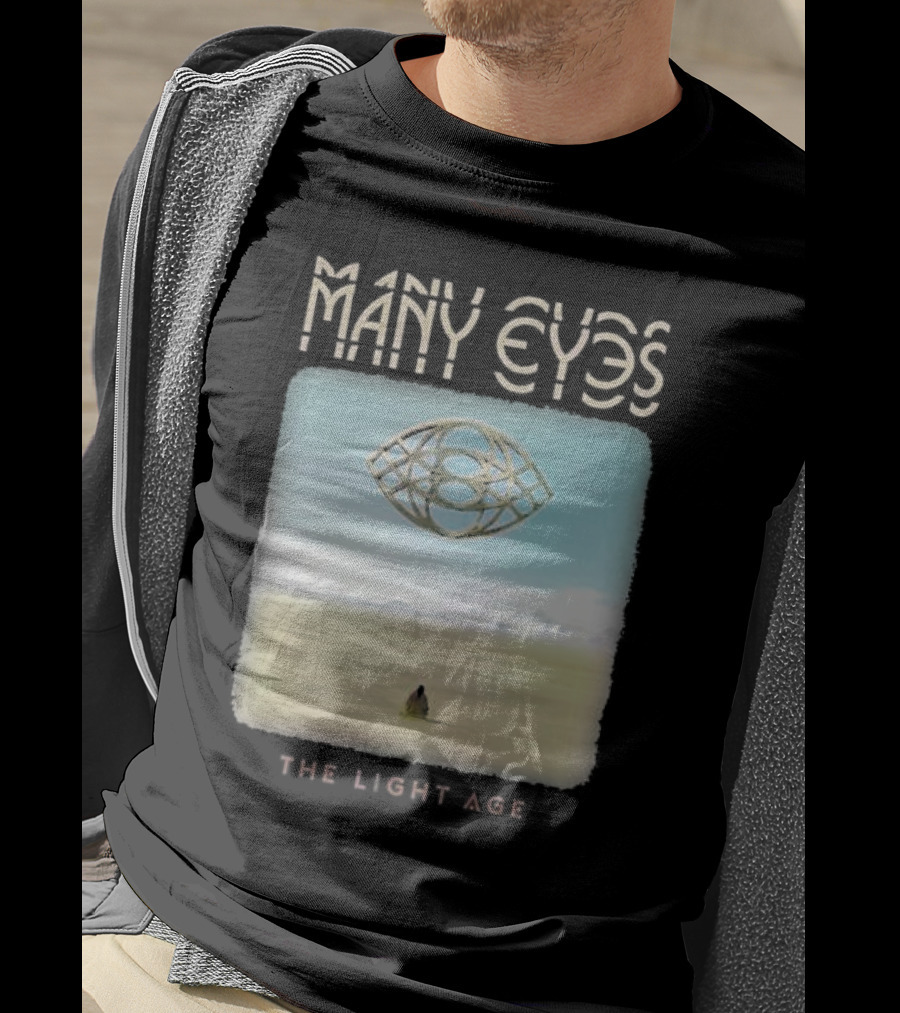 Many Eyes The Light Age Many Eyes Album Cover Desert Scene T-Shirt