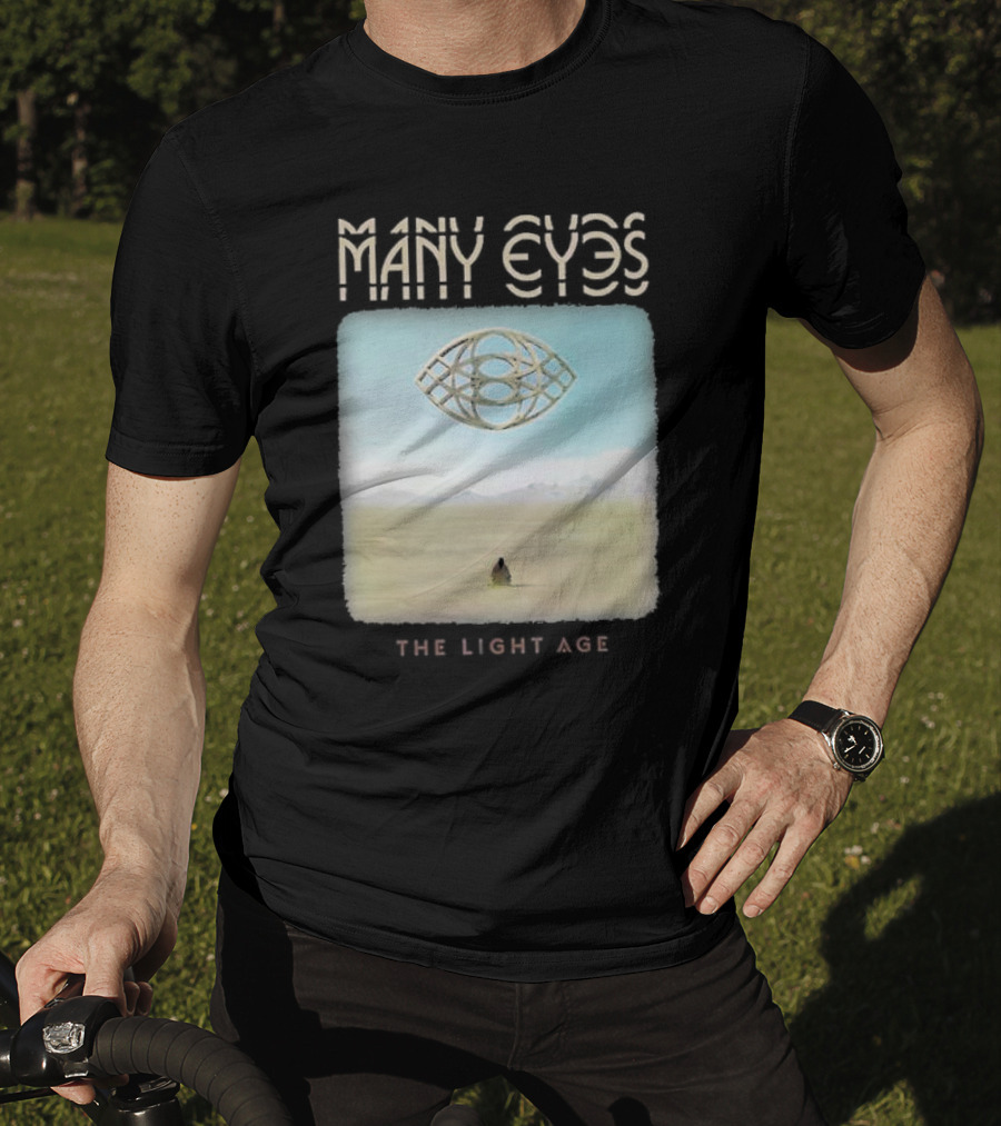 Many Eyes The Light Age Many Eyes Album Cover Desert Scene T-Shirt