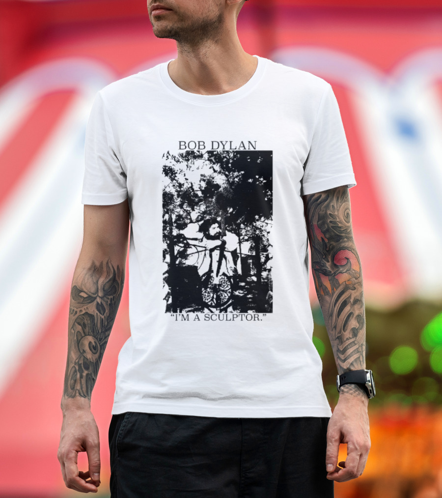 Bob Dylan I'm A Sculptor Gagosian Artistry and Welding Narrative T-Shirt