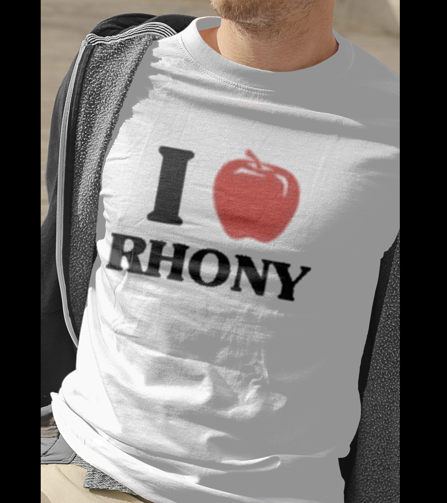 I Apple RHONY Real Housewives Of New York City Logo Tribute Iconic Series Fan Meme T-Shirt
