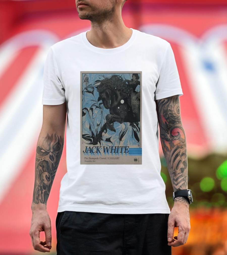 Jack White The Stampede Corral Calgary November 3rd T-Shirt