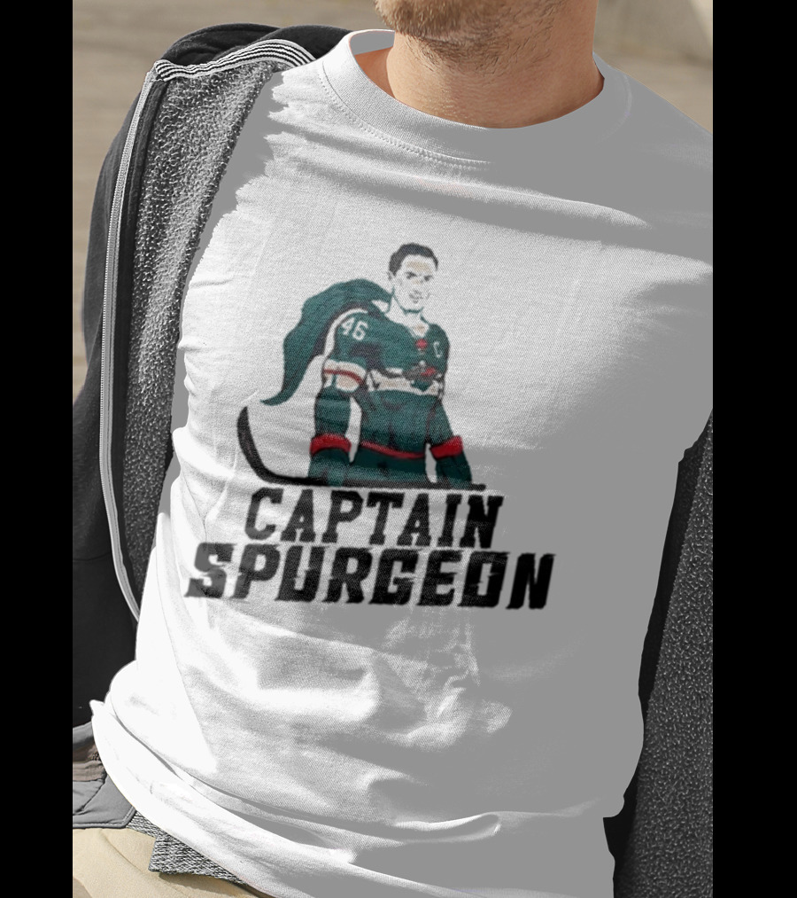 Matt Boldy Featuring Captain Spurgeon Hockey Hero 46 T-Shirt