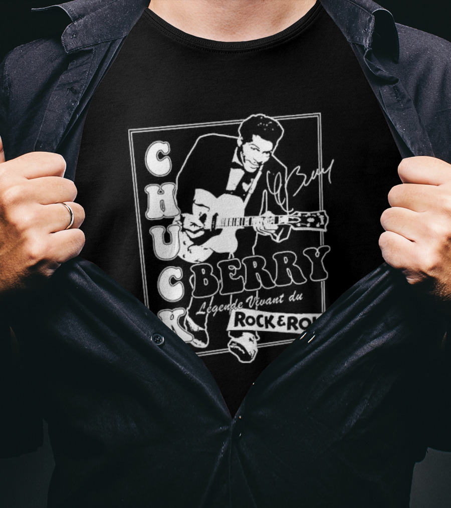 Chuck Berry Légende Vivant Du Rock And Roll T-Shirt