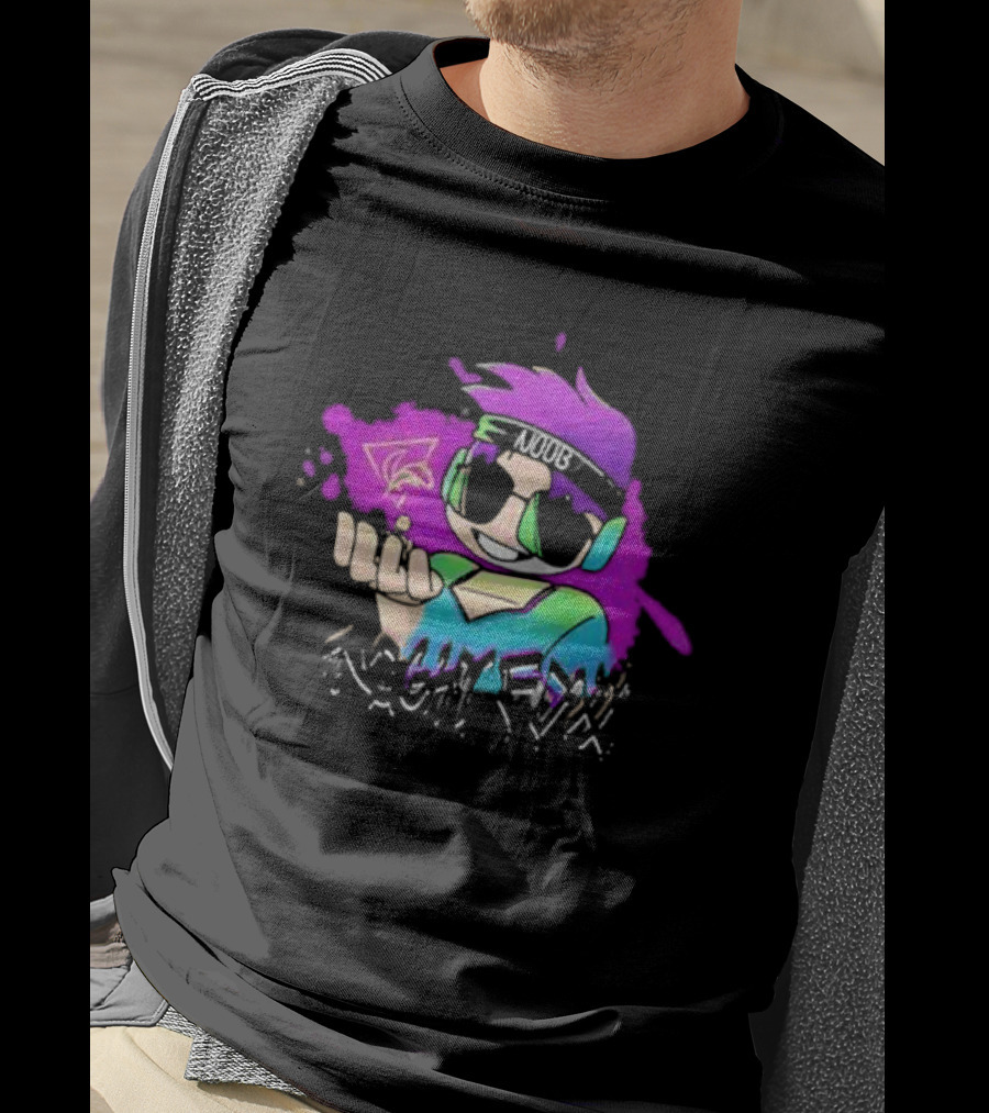 Nightfoxx Noob Headband Spray Paint T-Shirt