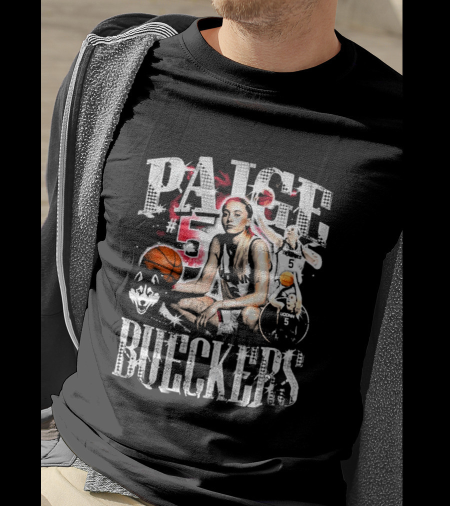 Paige Bueckers #5 UConn Huskies Basketball Star T-Shirt