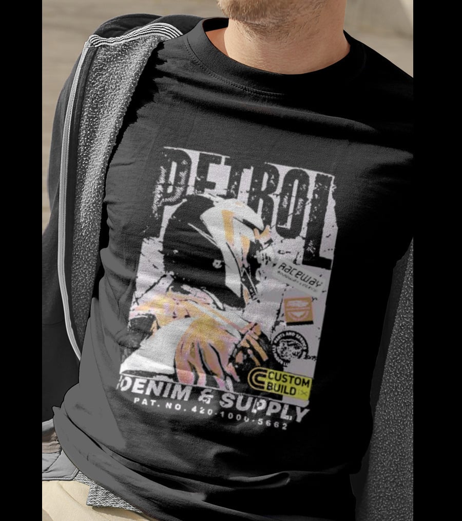 PETROL Raceway Custom Build Denim And Supply CVC Jersey Fabric 164951-U T-Shirt