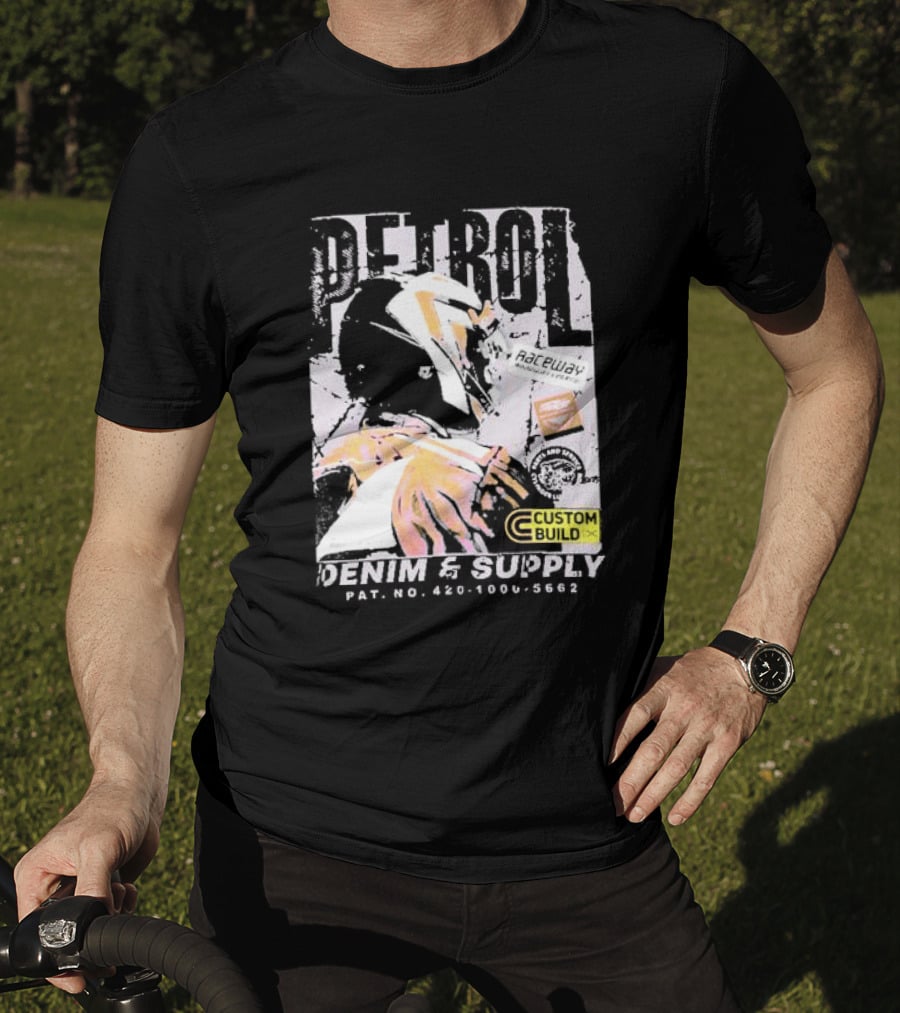 PETROL Raceway Custom Build Denim And Supply CVC Jersey Fabric 164951-U T-Shirt