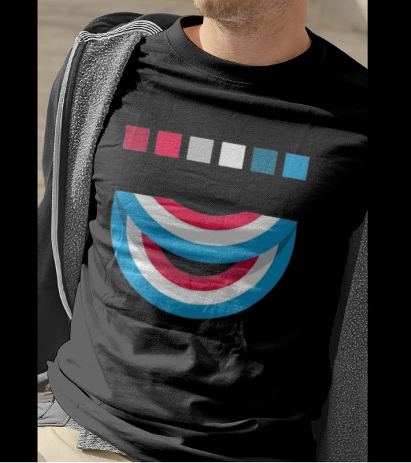 Tavar Zawacki LAZY CIRCLE Wynwood Walls Red White Blue Arches T-Shirt