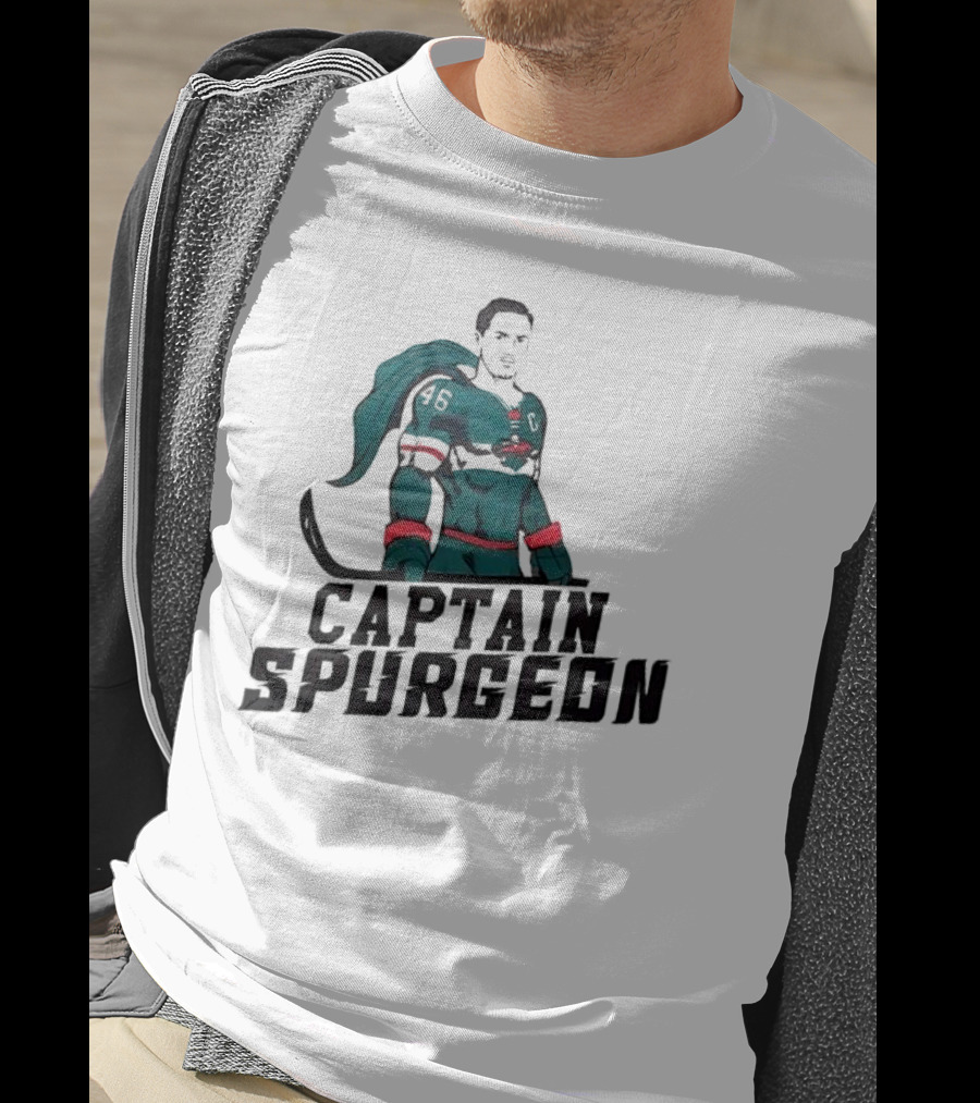 Captain Spurgeon 46 Hockey Superhero T-Shirt