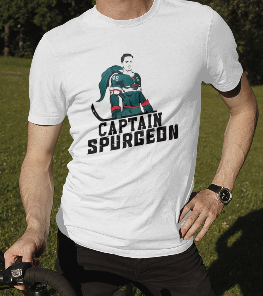 Captain Spurgeon 46 Hockey Superhero T-Shirt
