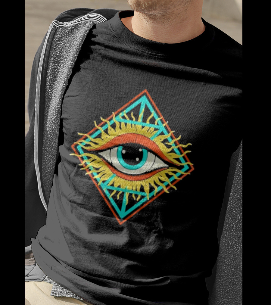 Diamond Eye Zingara Sunburst Geometric T-Shirt