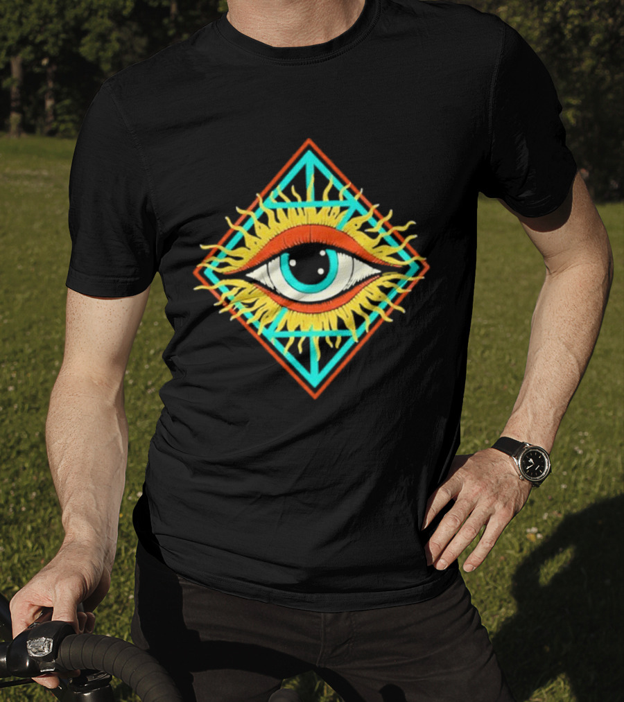Diamond Eye Zingara Sunburst Geometric T-Shirt