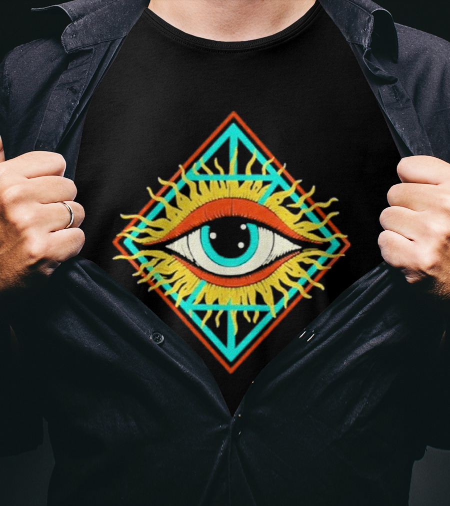 Diamond Eye Zingara Sunburst Geometric T-Shirt