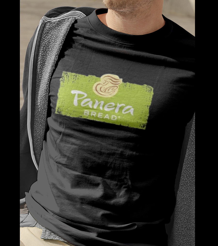 Panera Bread Restaurant Green Logo With Iconic Woman T-Shirt