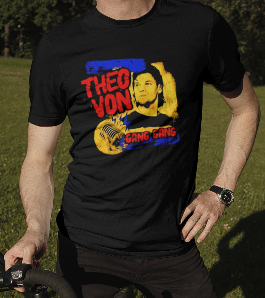 Theo Von Gang Gang 90s Pepper Mic T-Shirt