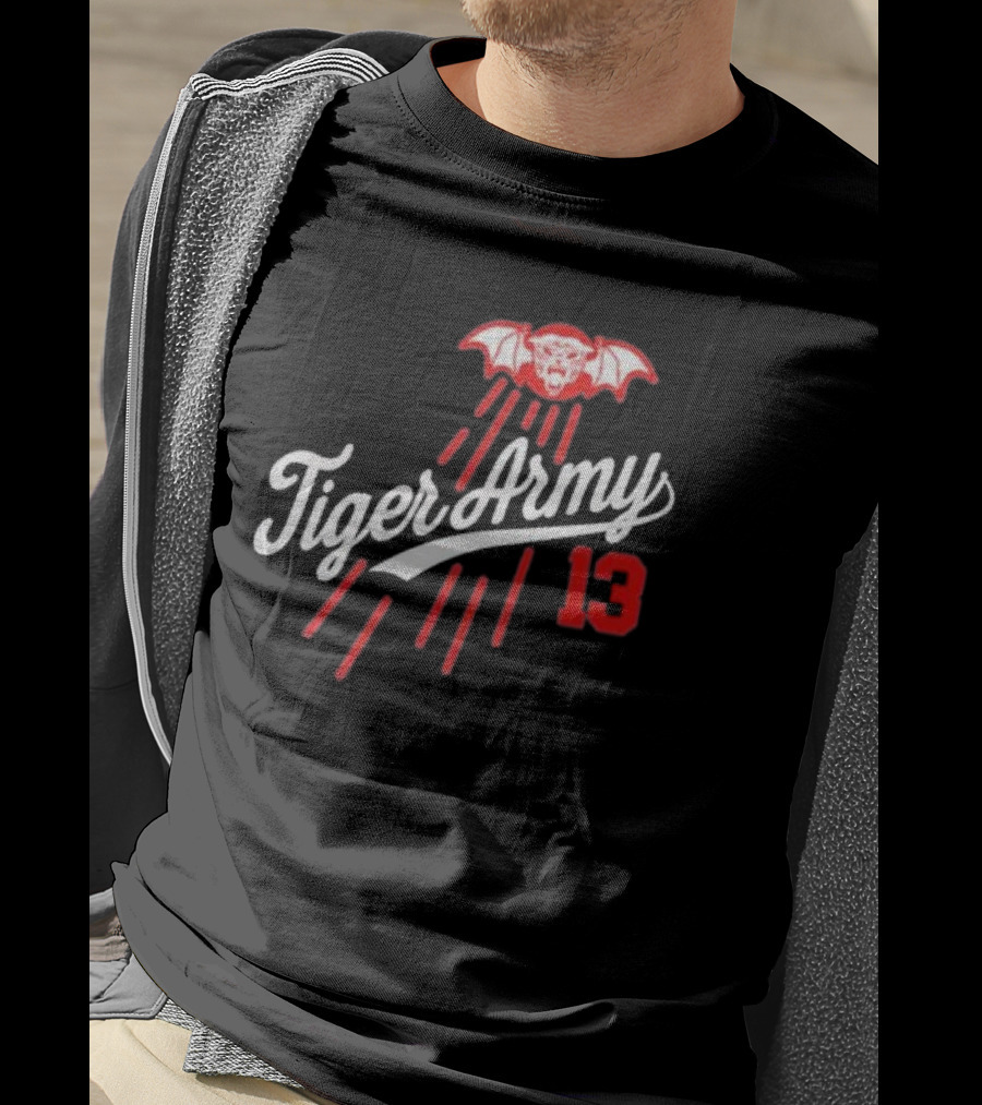 Tiger Army 13 Los Angeles Dodgers Never Die T-Shirt