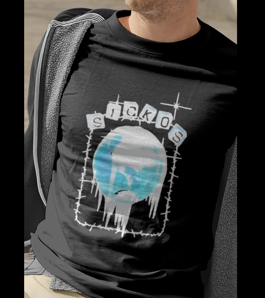 Sickos Ice World Frozen Barbed Wire T-Shirt